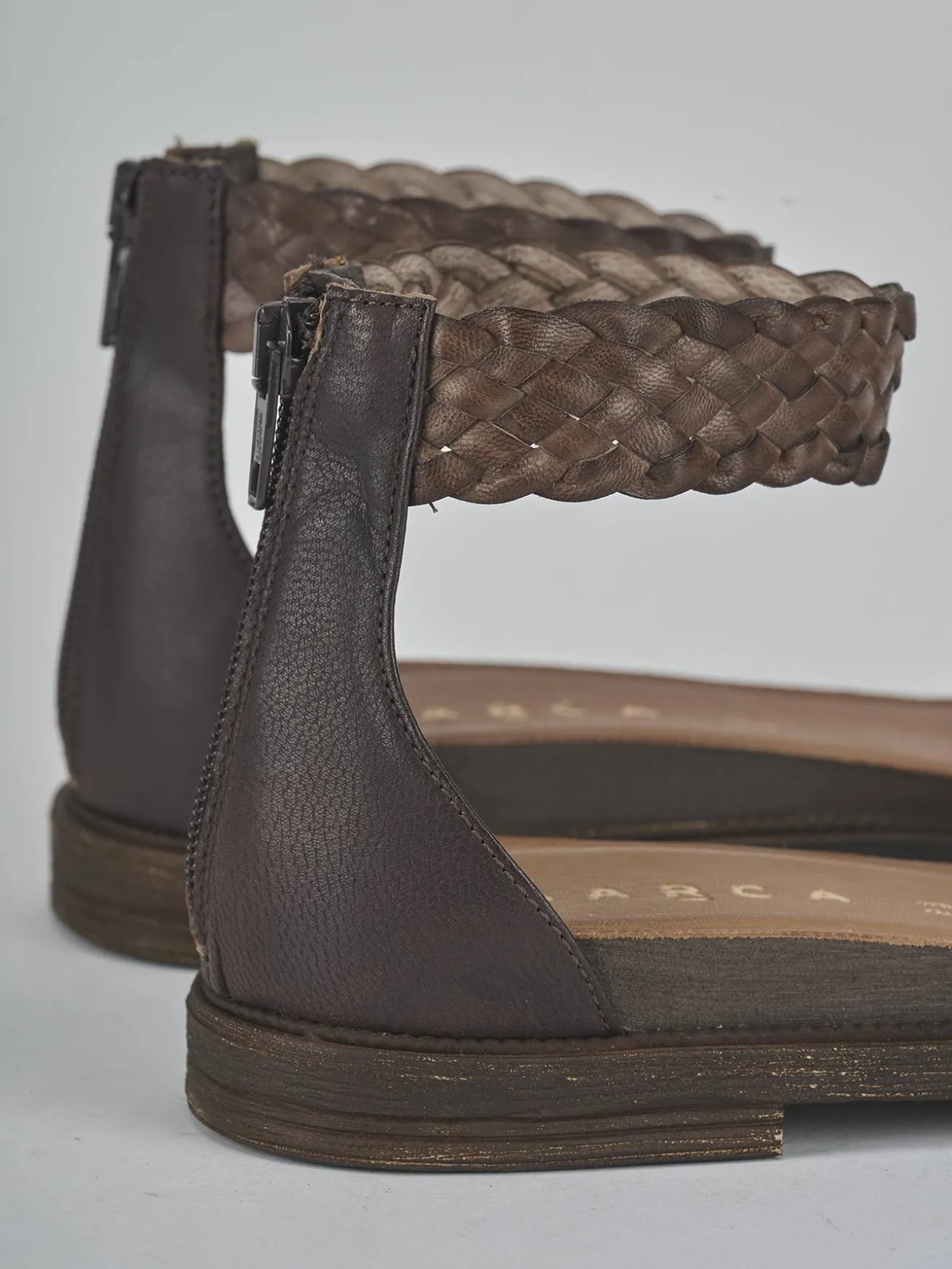 Sandali tacco 2cm pelle testa