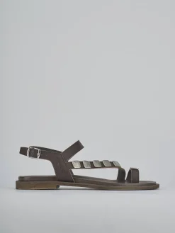 Sandali tacco 1cm pelle testa