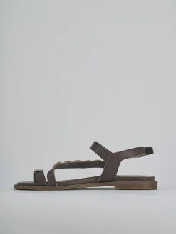 Sandali tacco 1cm pelle testa