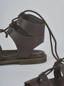 Sandali tacco 1cm pelle testa