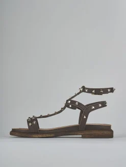 Sandali tacco 1cm pelle testa