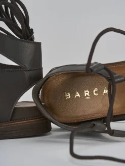 Sandali tacco 1cm pelle testa