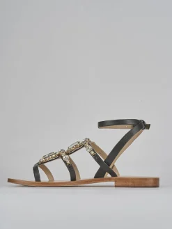 Sandali tacco 1cm pelle testa