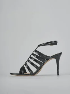 Sandali tacco 9cm vernice nero