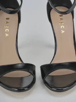 Sandali tacco 9cm vernice nero