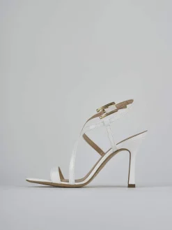 Sandali tacco 9cm vernice bianco