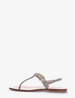 sandalo tacco 1 cm argento