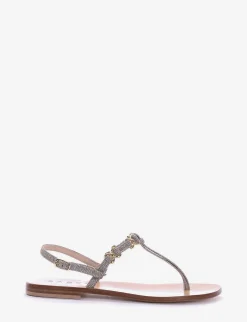 sandalo tacco 1 cm argento