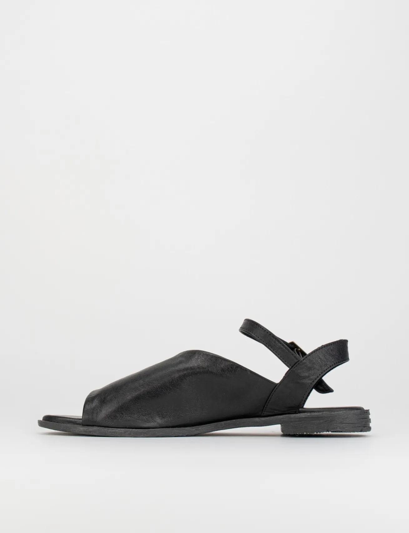 Sandalo tacco 1 cm nero