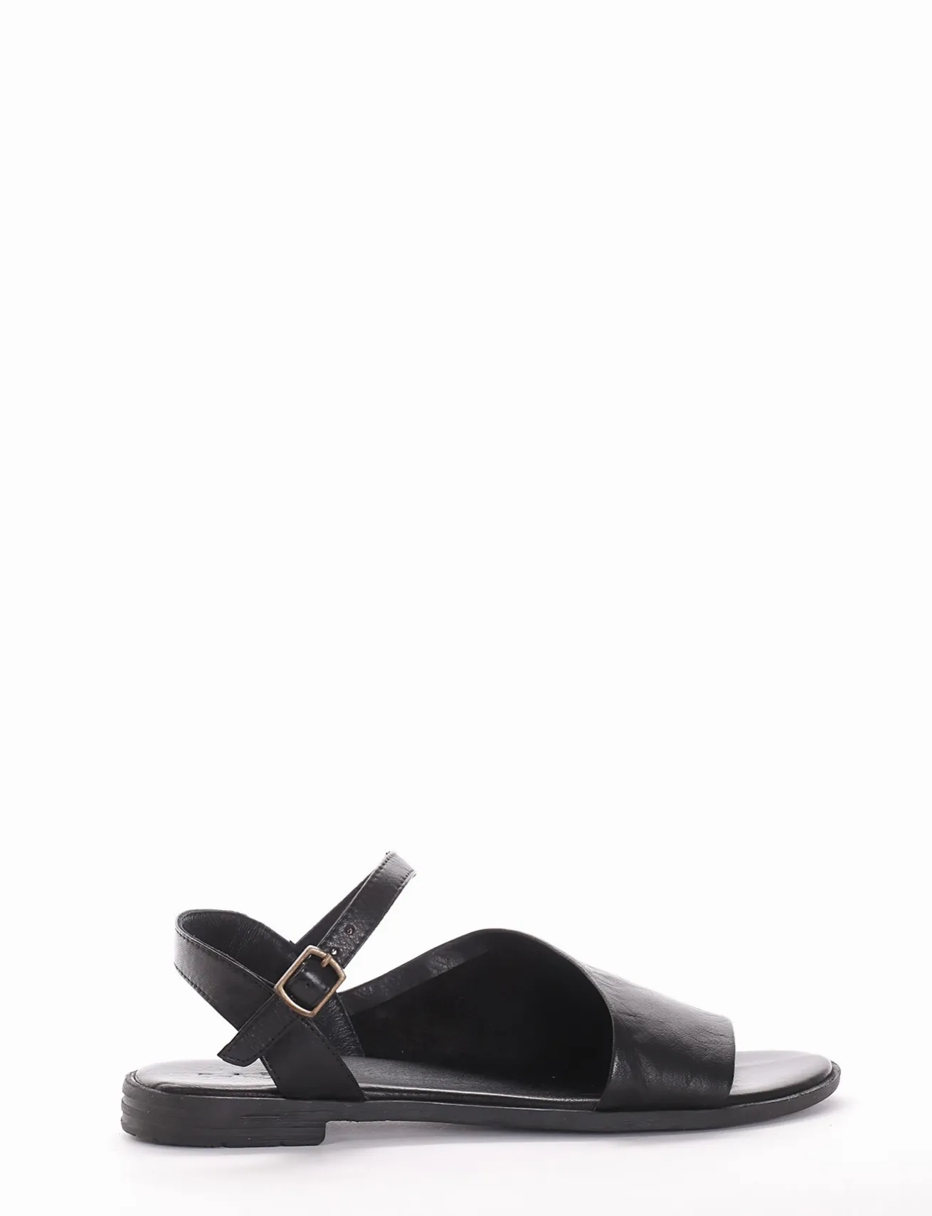 Sandalo tacco 1 cm nero