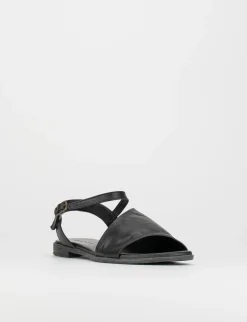 Sandalo tacco 1 cm nero