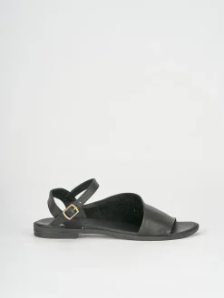 Sandalo tacco 1 cm nero