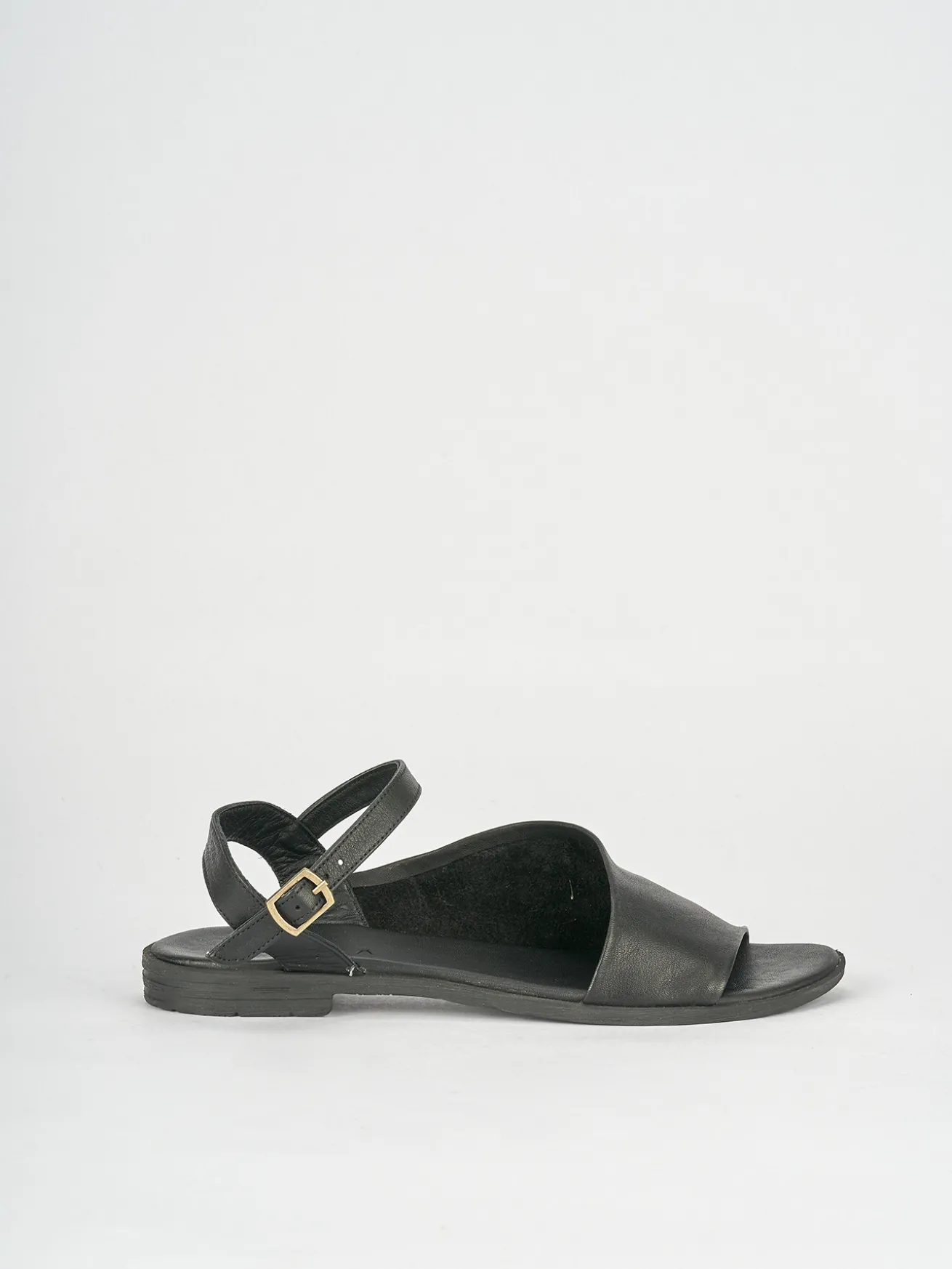 Sandalo tacco 1 cm nero