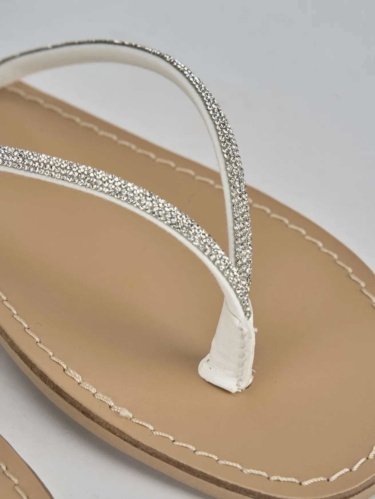 Sandalo tacco 1cm argento pelle