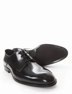 scarpa lacci tacco 2 cm nero