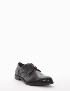 scarpa lacci tacco 2 cm nero