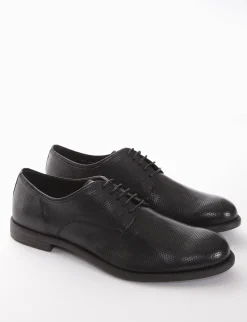 scarpa lacci tacco 2 cm nero