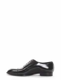 scarpa lacci tacco 2 cm nero