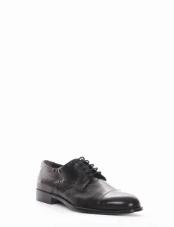 scarpa lacci tacco 2 cm nero