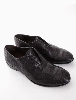 scarpa no lace tacco 2 cm nero