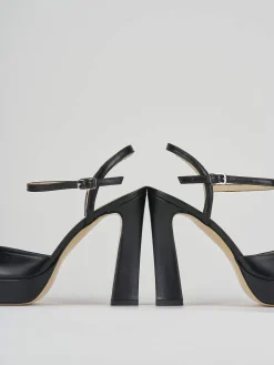 Slingback tacco 11cm pelle nero