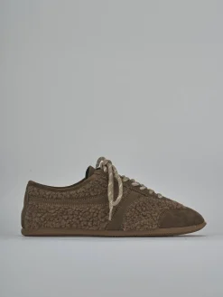 Sneakers camoscio beige