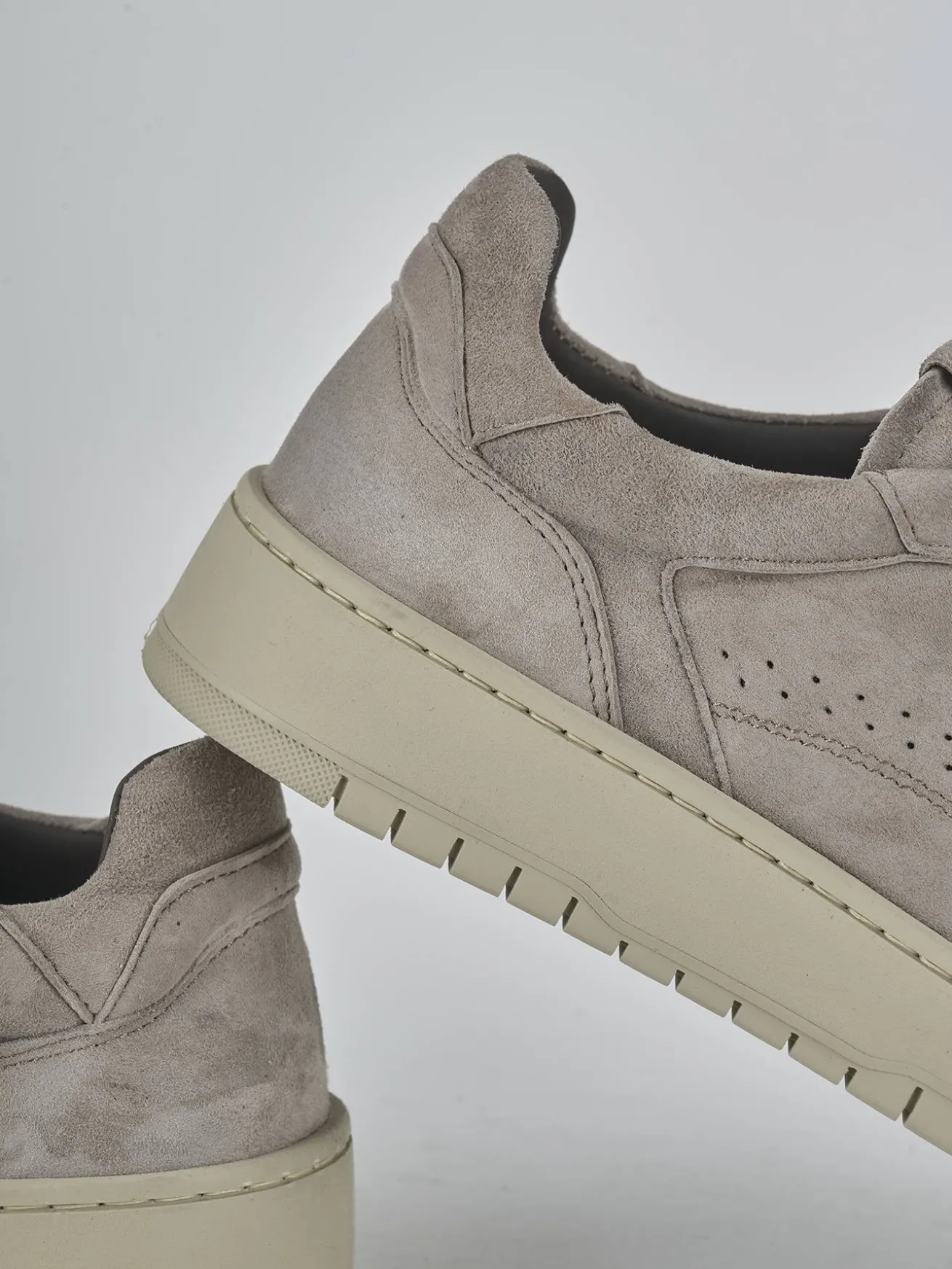 Sneakers camoscio beige