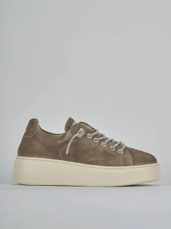 Sneakers camoscio beige