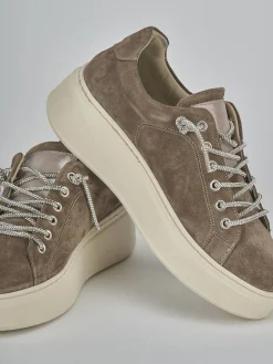 Sneakers camoscio beige