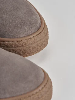 Sneakers camoscio beige