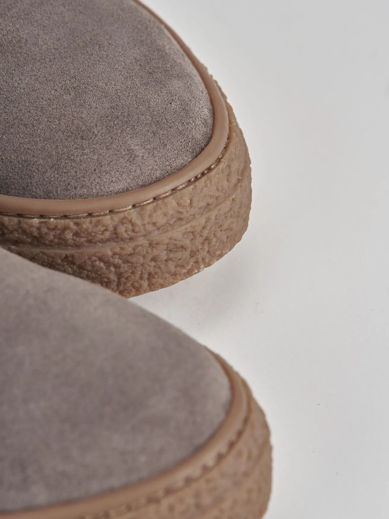 Sneakers camoscio beige