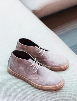 Sneakers camoscio beige