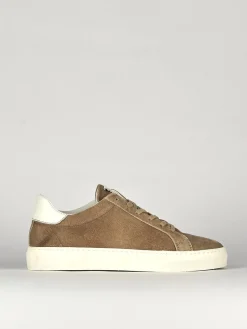 Sneakers camoscio beige