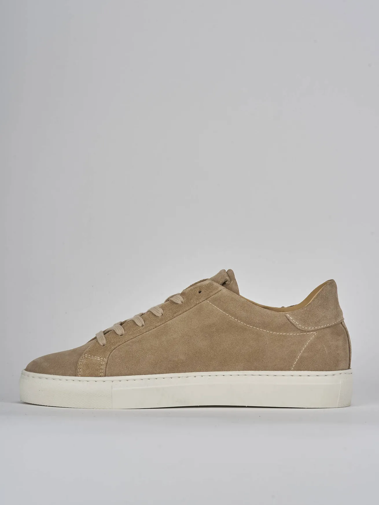 Sneakers camoscio beige