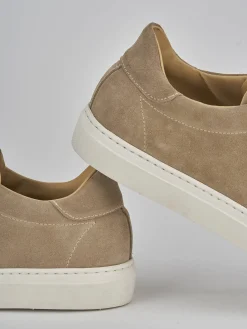 Sneakers camoscio beige