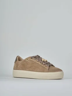 Sneakers camoscio beige
