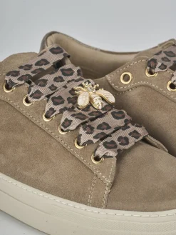 Sneakers camoscio beige