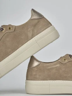 Sneakers camoscio beige