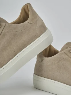 Sneakers camoscio beige