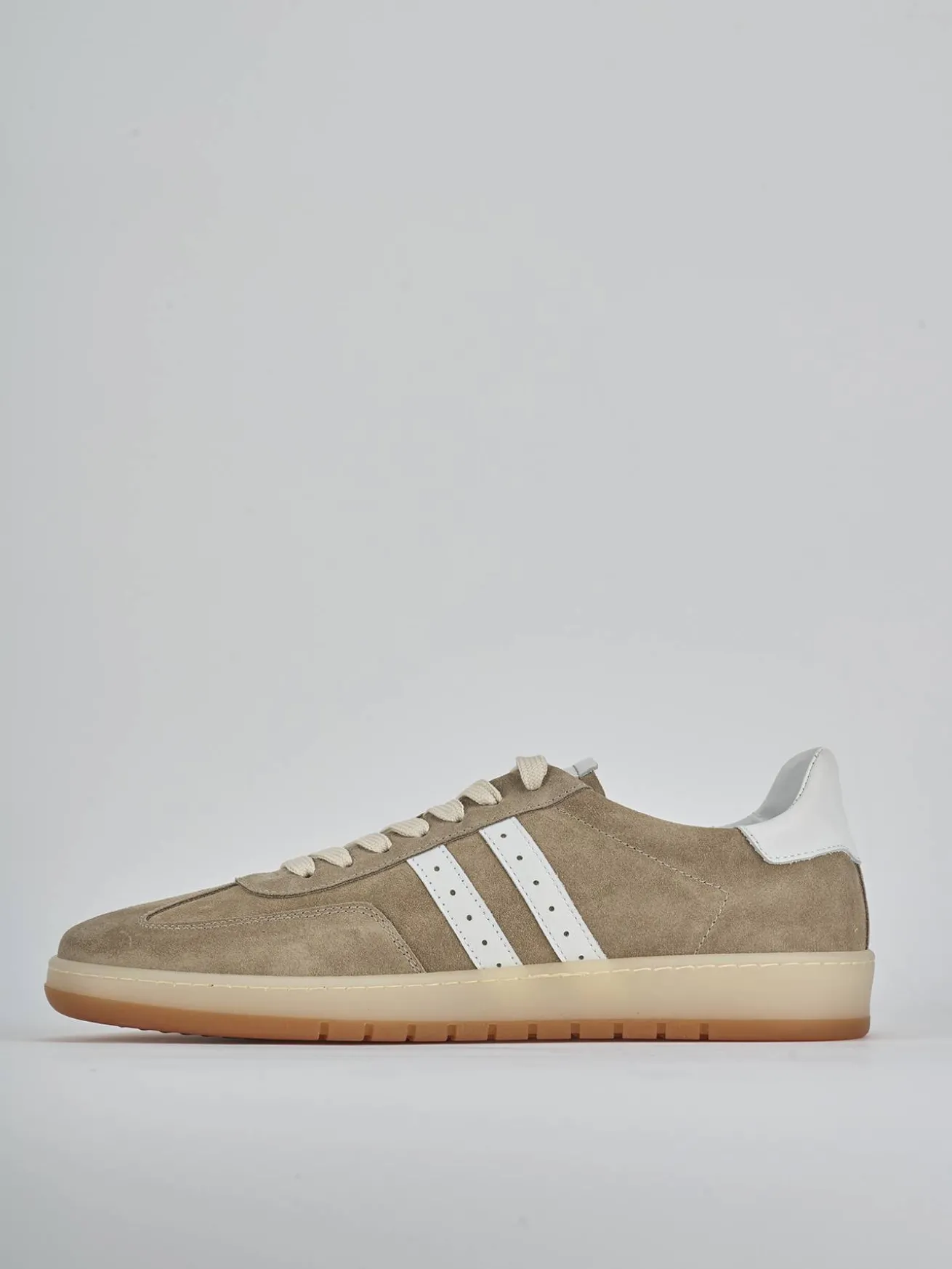Sneakers camoscio beige