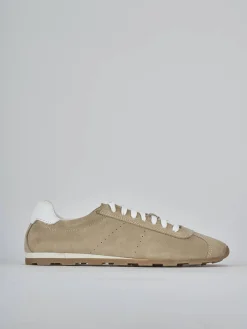 Sneakers camoscio beige