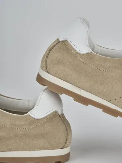 Sneakers camoscio beige