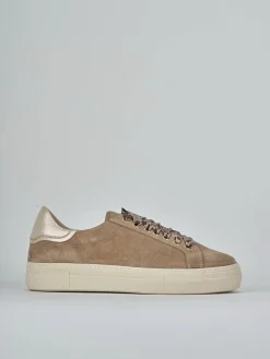 Sneakers camoscio beige