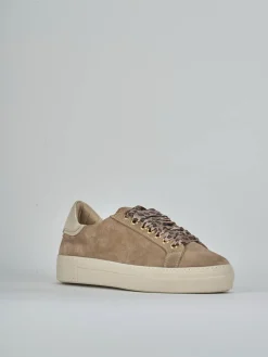 Sneakers camoscio beige