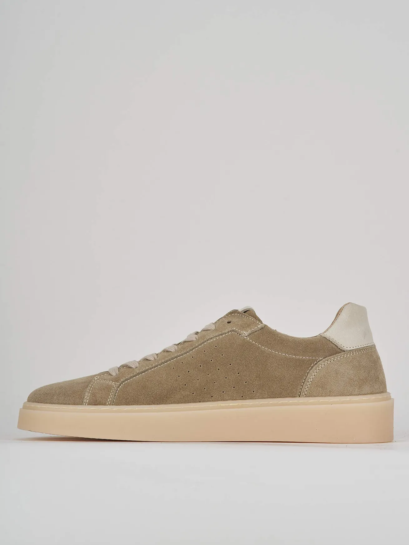 Sneakers camoscio beige
