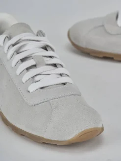 Sneakers camoscio bianco