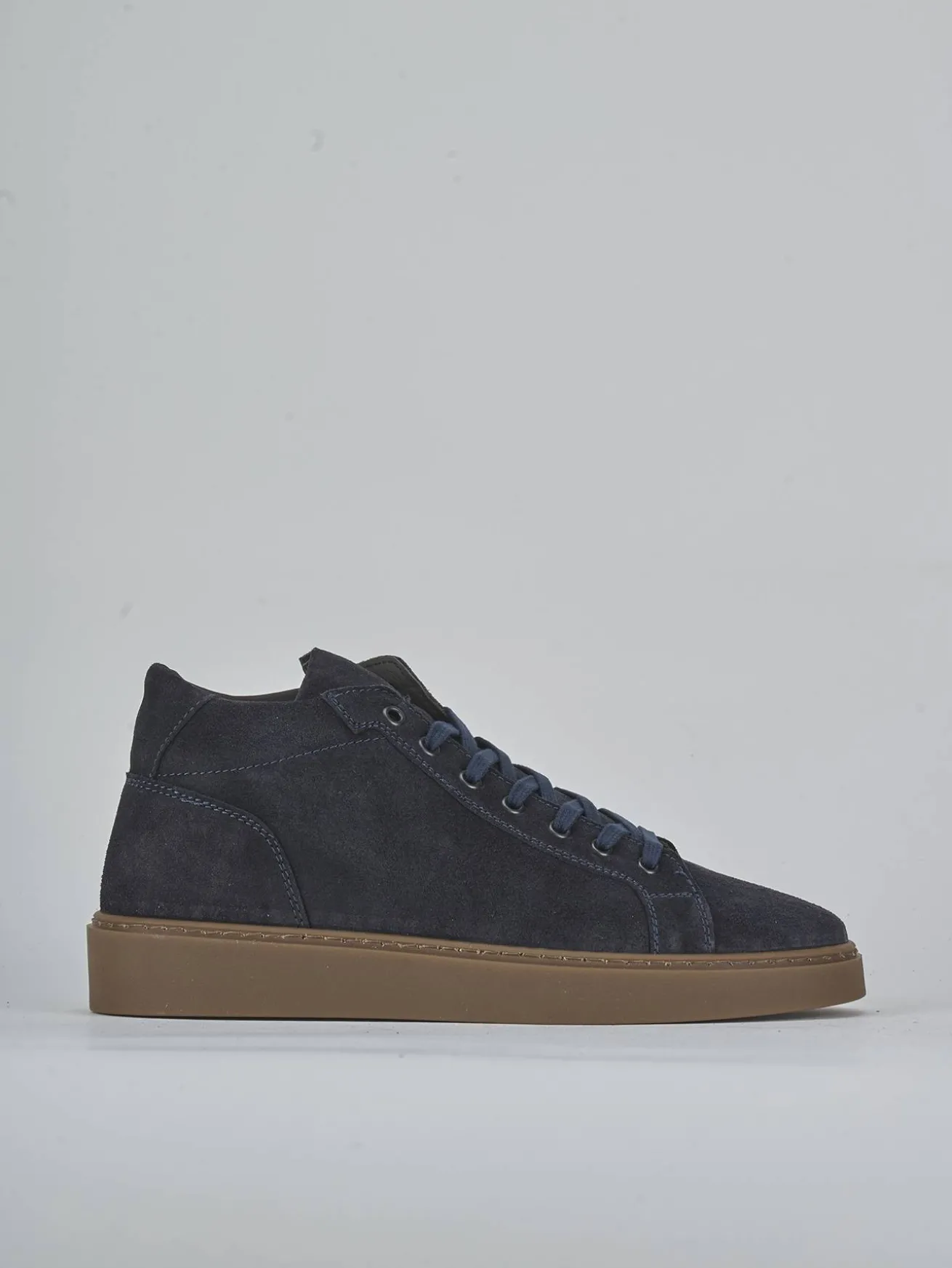 Sneakers camoscio blu