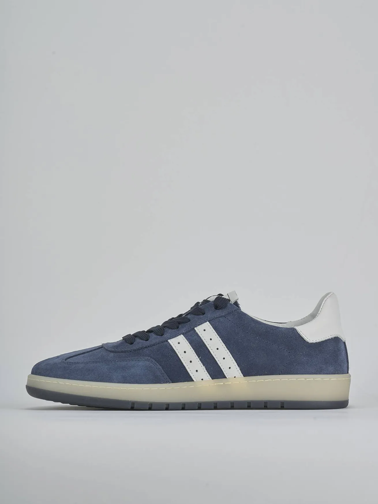 Sneakers camoscio blu