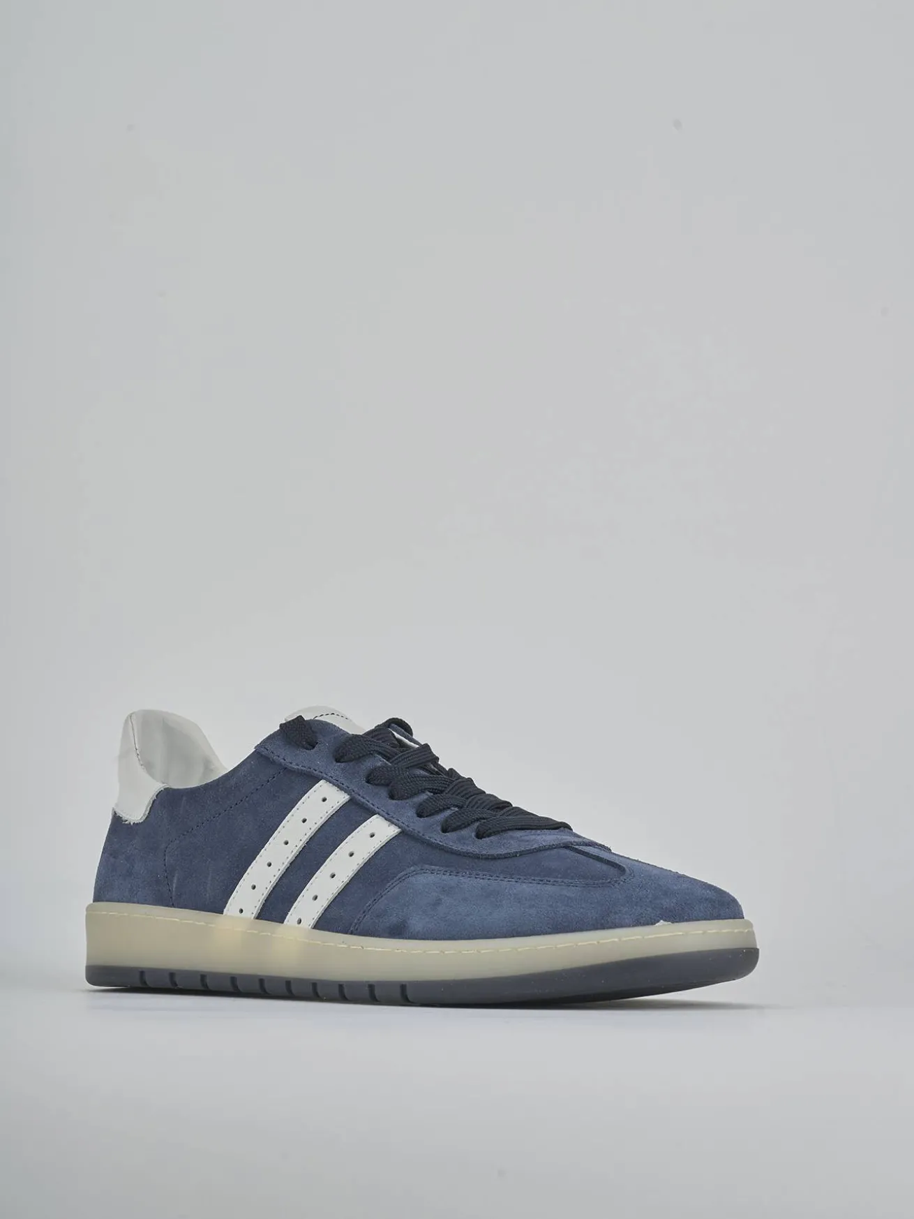 Sneakers camoscio blu