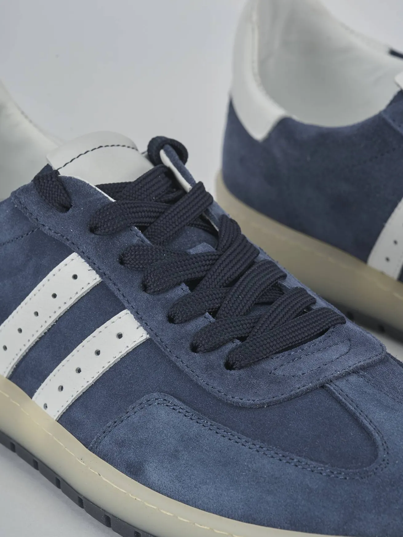 Sneakers camoscio blu